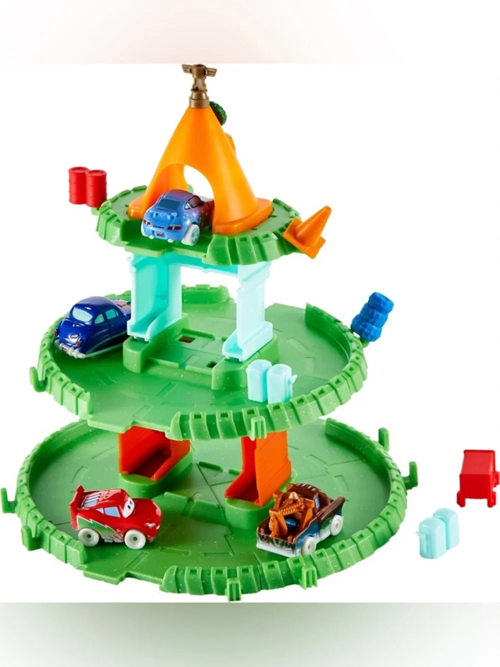 Disney Pixar Cars Lightning McQueen 2024 with Ornaments,Trinkets,Mini Toys